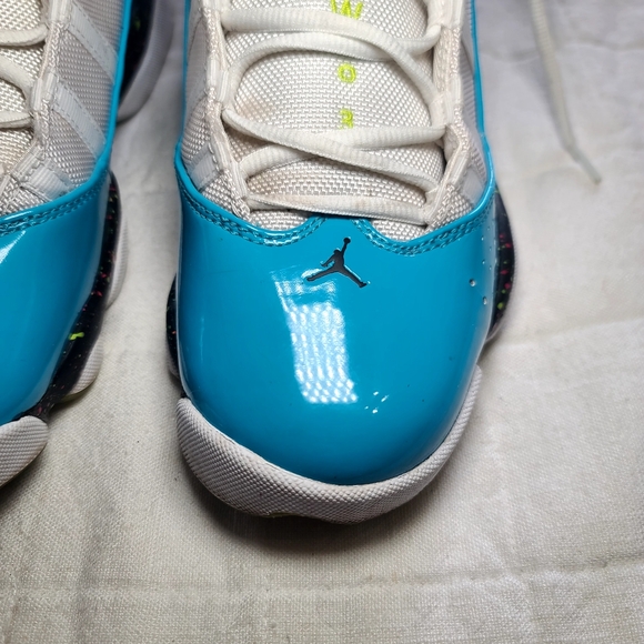 2019 Jordan 6 Rings Blue Fury Cyber size 8  Hightop - Picture 16 of 16